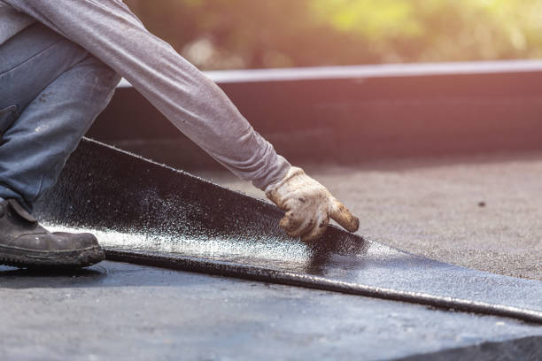 Professional Waterproofing technician working in Baltimore, OH